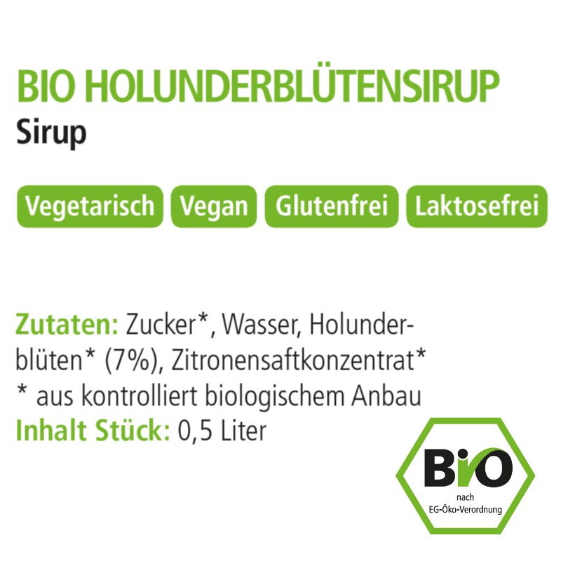 Bio Holunderblüten-Sirup