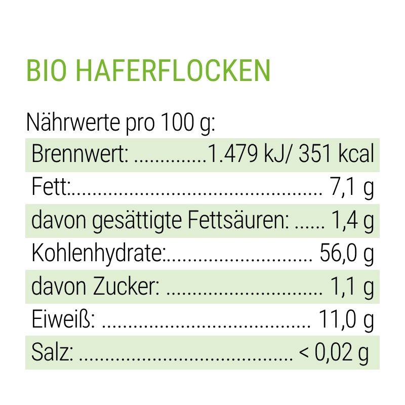 Bio Hafer-Flocken