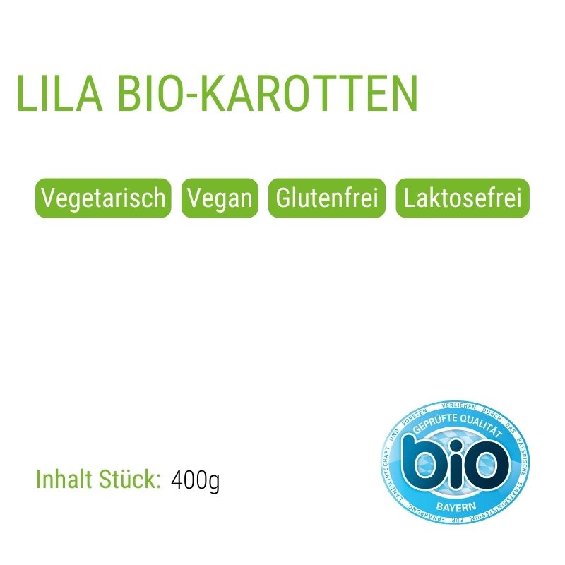 Lila Bio-Karotten