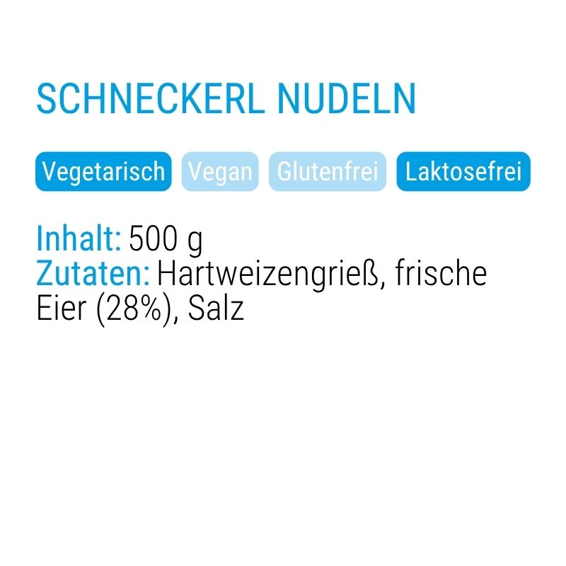 Schneckerl Nudeln