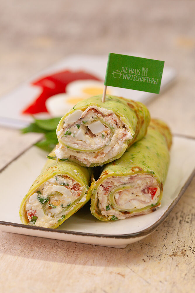 Grüne Wraps