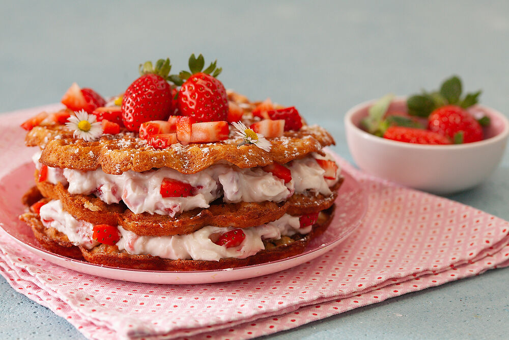 Musliwaffeln Erdbeerquark 2