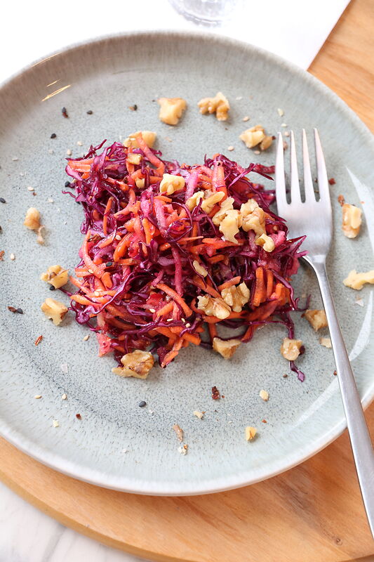 Rotkohl-Karotten-Salat